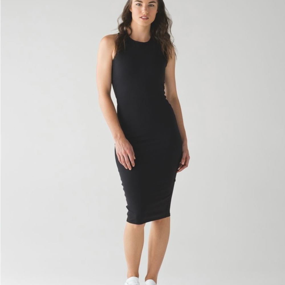 Lululemon Picnic Play Dress Black Sz 4 New Without Tag